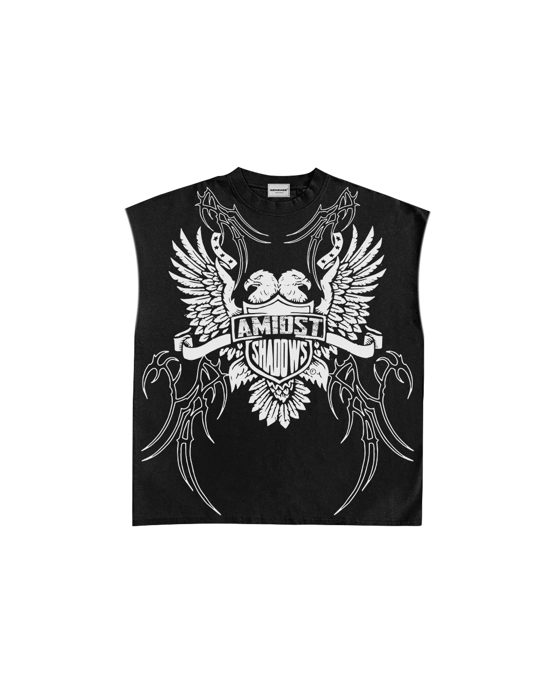 Black Apex Unisex Boxy Vest