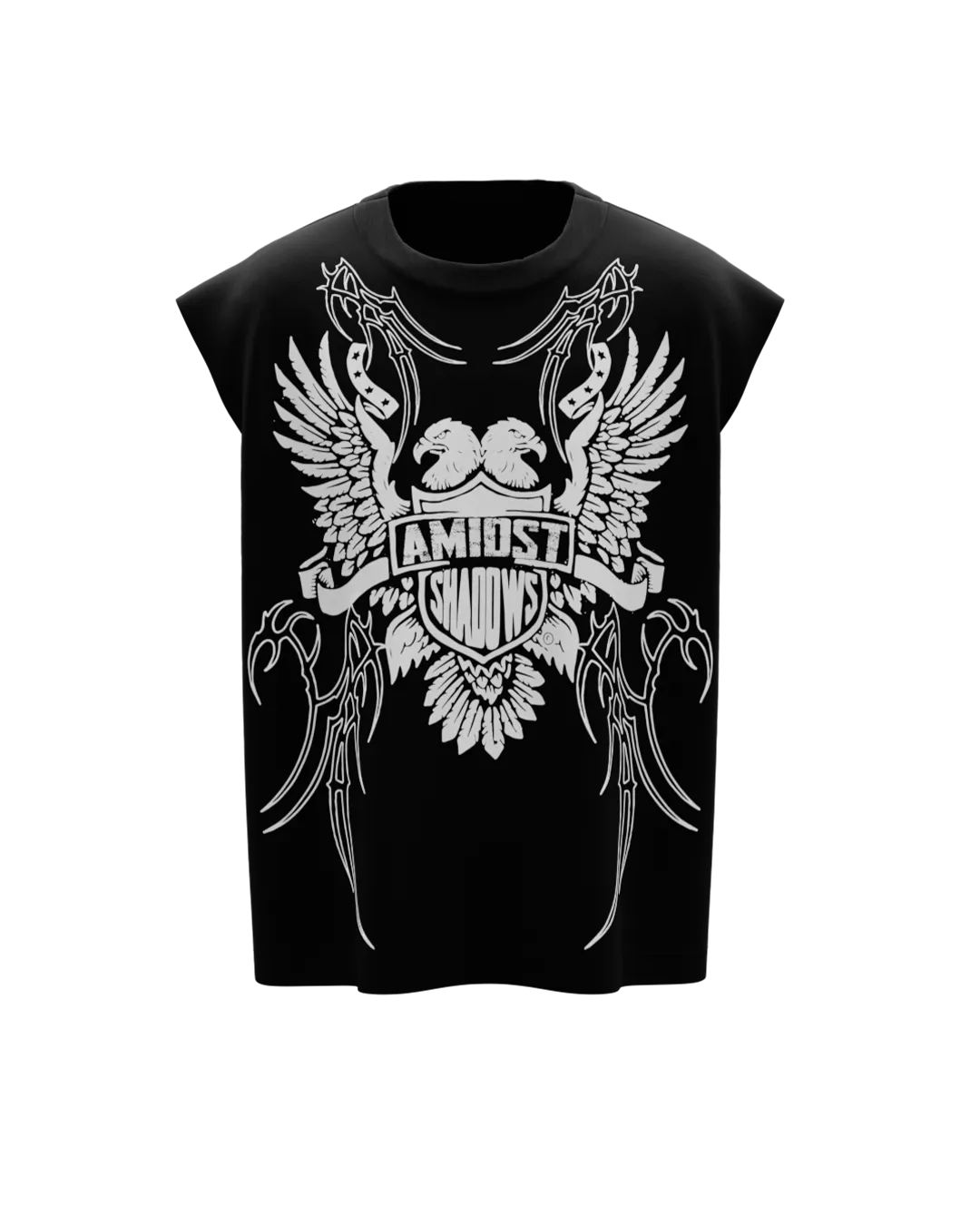 Black Apex Unisex Boxy Vest
