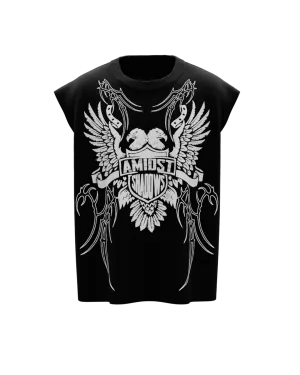 Black Apex Unisex Boxy Vest
