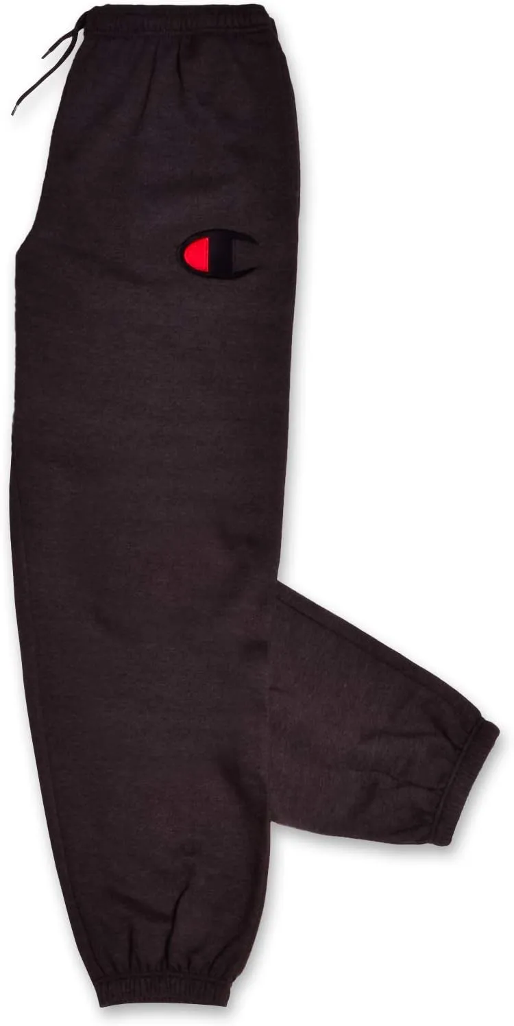 Champion Big and Tall Sweatpants for Men - Fleece Jogger Sweatpants Embroidered