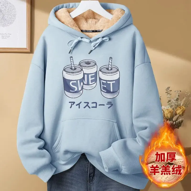 Hoodies Harajuku Korean Streetwear Warm Aesthetic