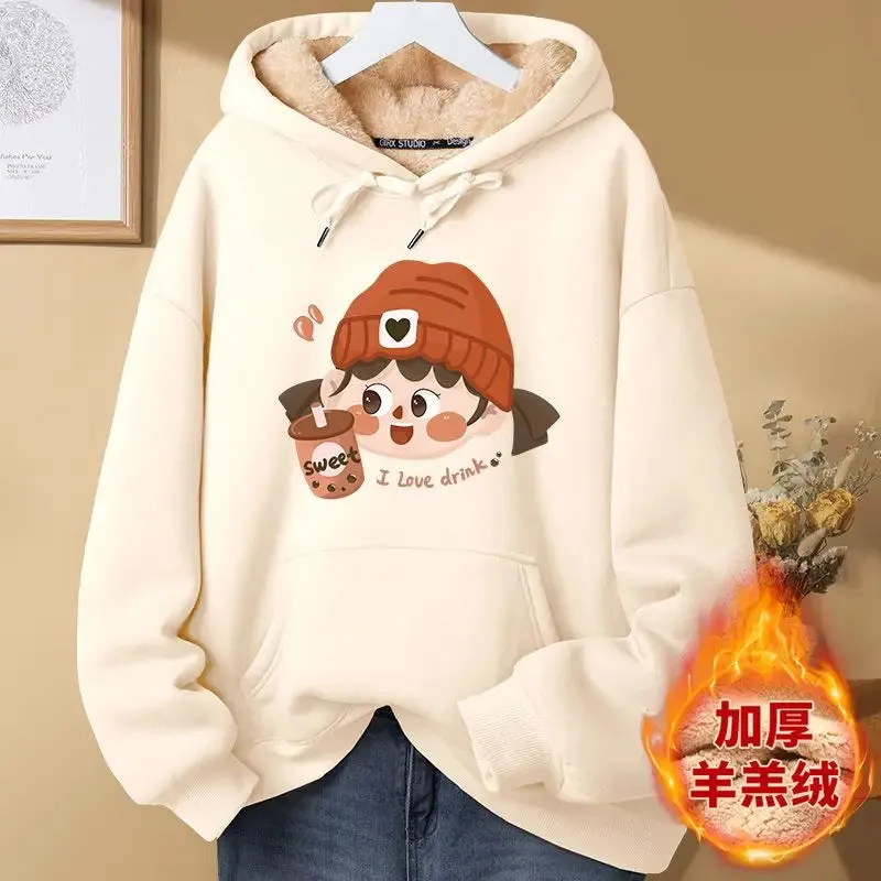 Hoodies Harajuku Korean Streetwear Warm Aesthetic