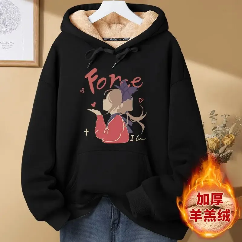 Hoodies Harajuku Korean Streetwear Warm Aesthetic