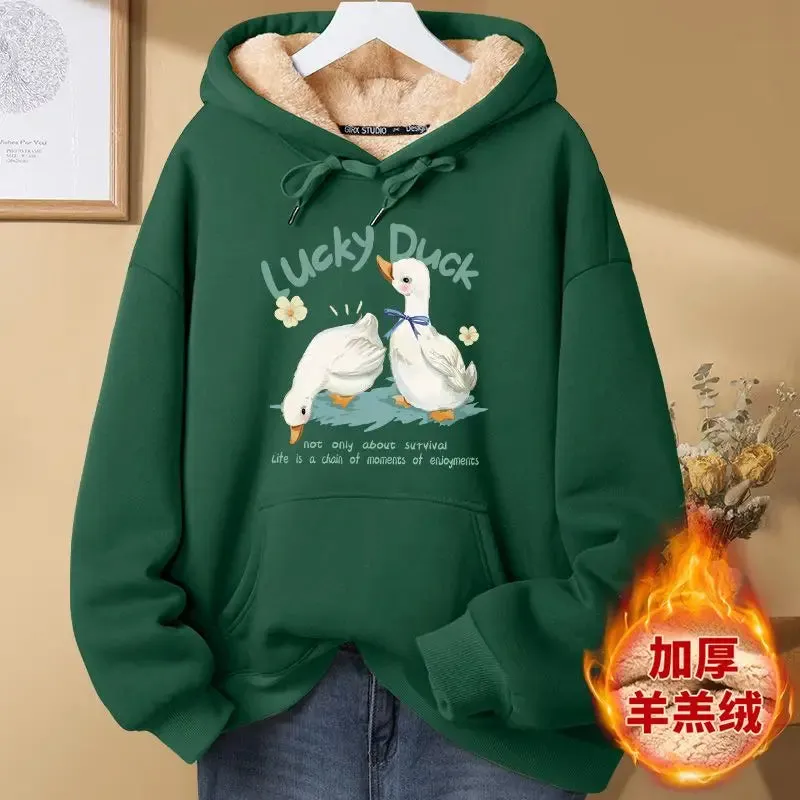 Hoodies Harajuku Korean Streetwear Warm Aesthetic