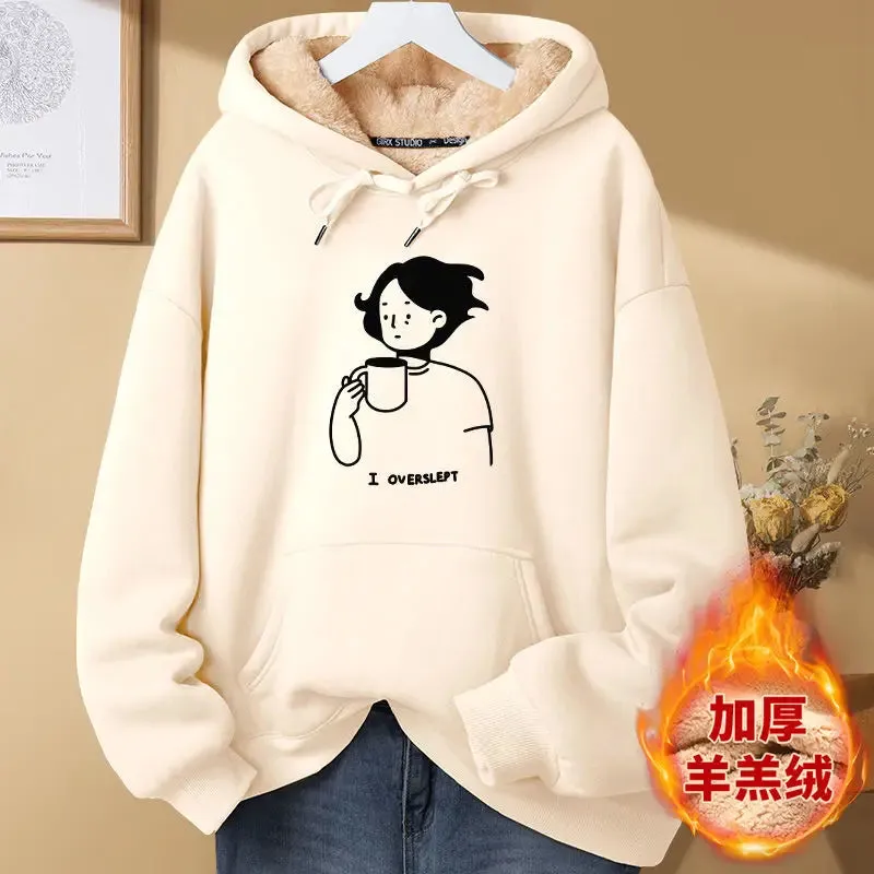 Hoodies Harajuku Korean Streetwear Warm Aesthetic