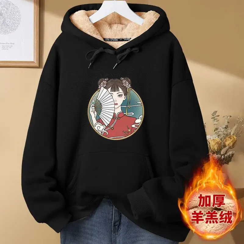 Hoodies Harajuku Korean Streetwear Warm Aesthetic