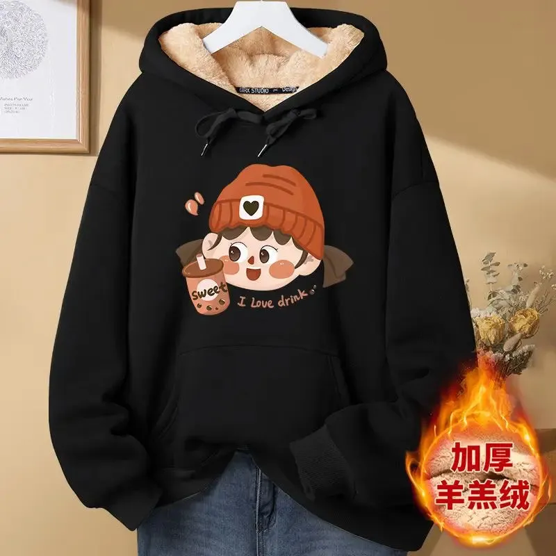 Hoodies Harajuku Korean Streetwear Warm Aesthetic