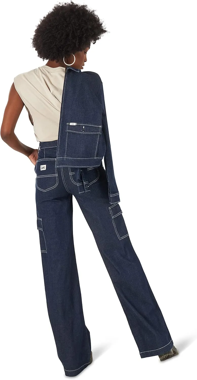 Lee Women's High Rise a Line Cargo Pant
