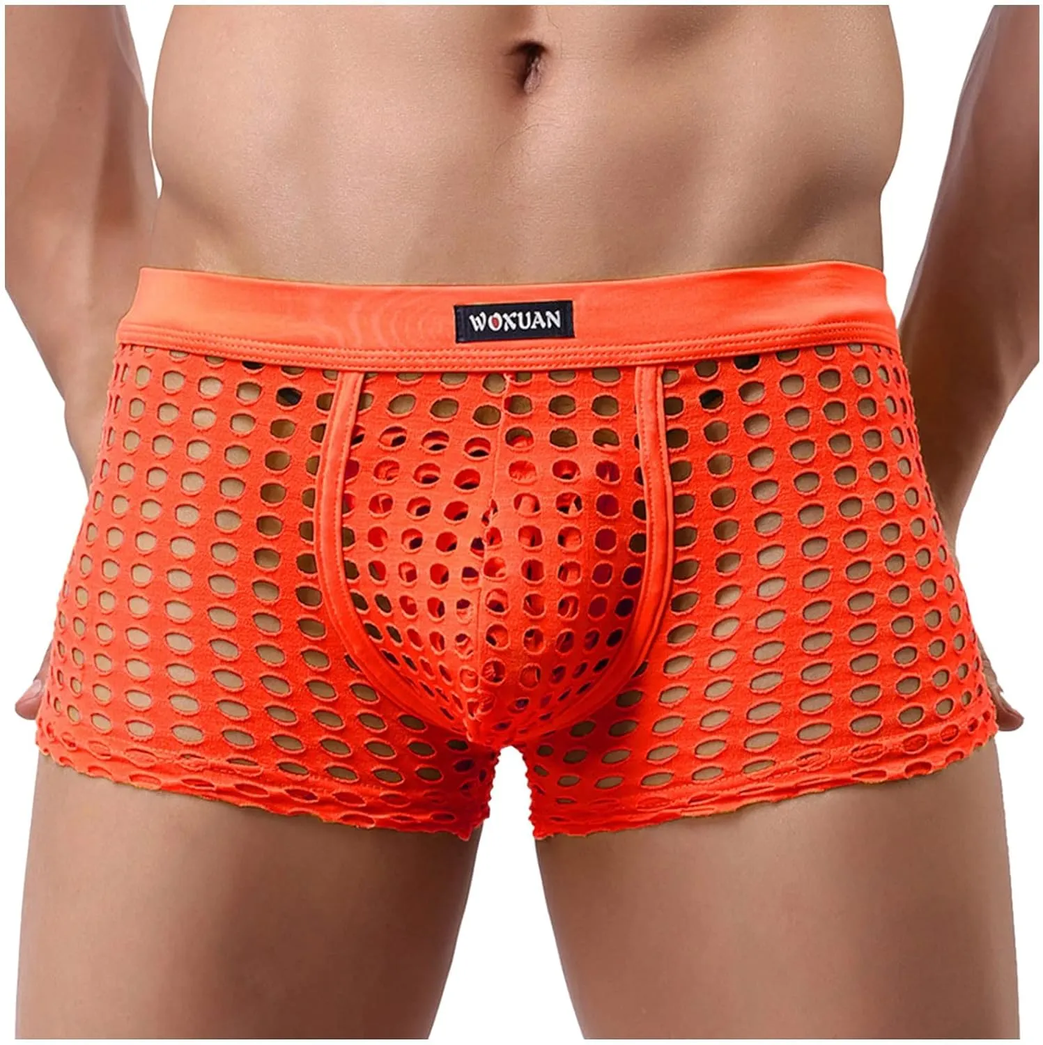 RTTUIOP Boxer Briefs for Men Pack Sexy Workout Coloured Pant Mens Expandable Waist Airoft Trousers Cotton Sheath Shorts