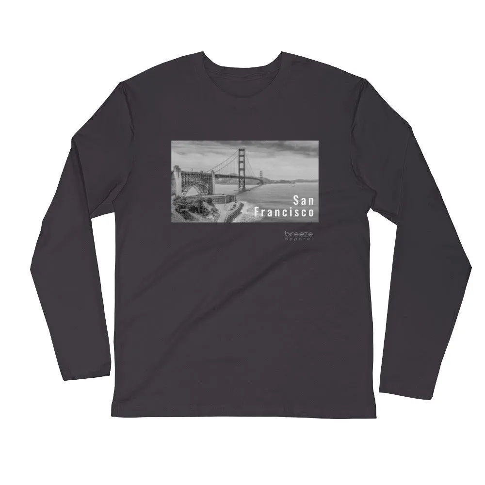 'San Francisco, California' unisex long-sleeved shirt (slim fit)
