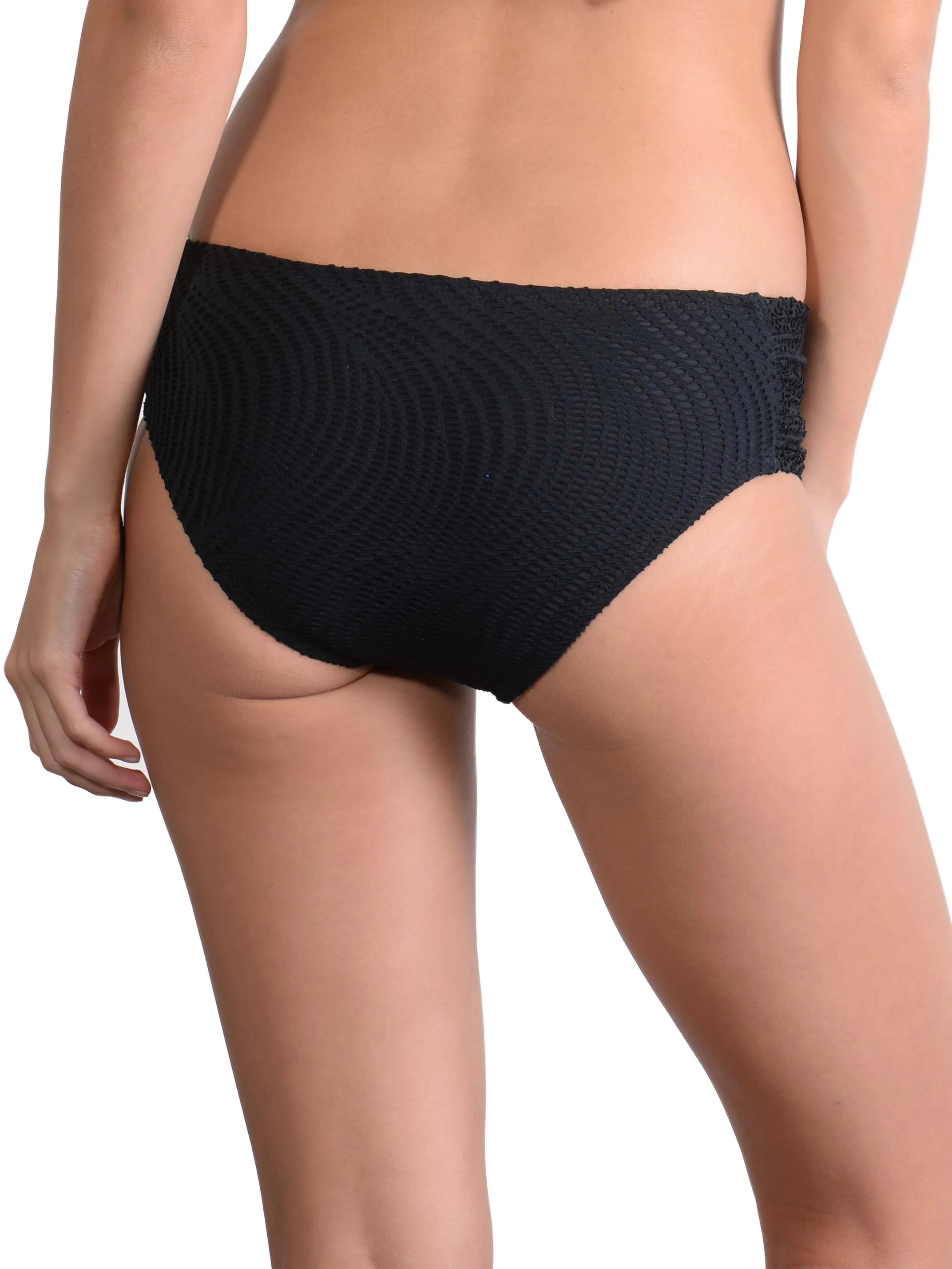 SANTORINI RUCHE SIDE RETRO BIKINI PANT