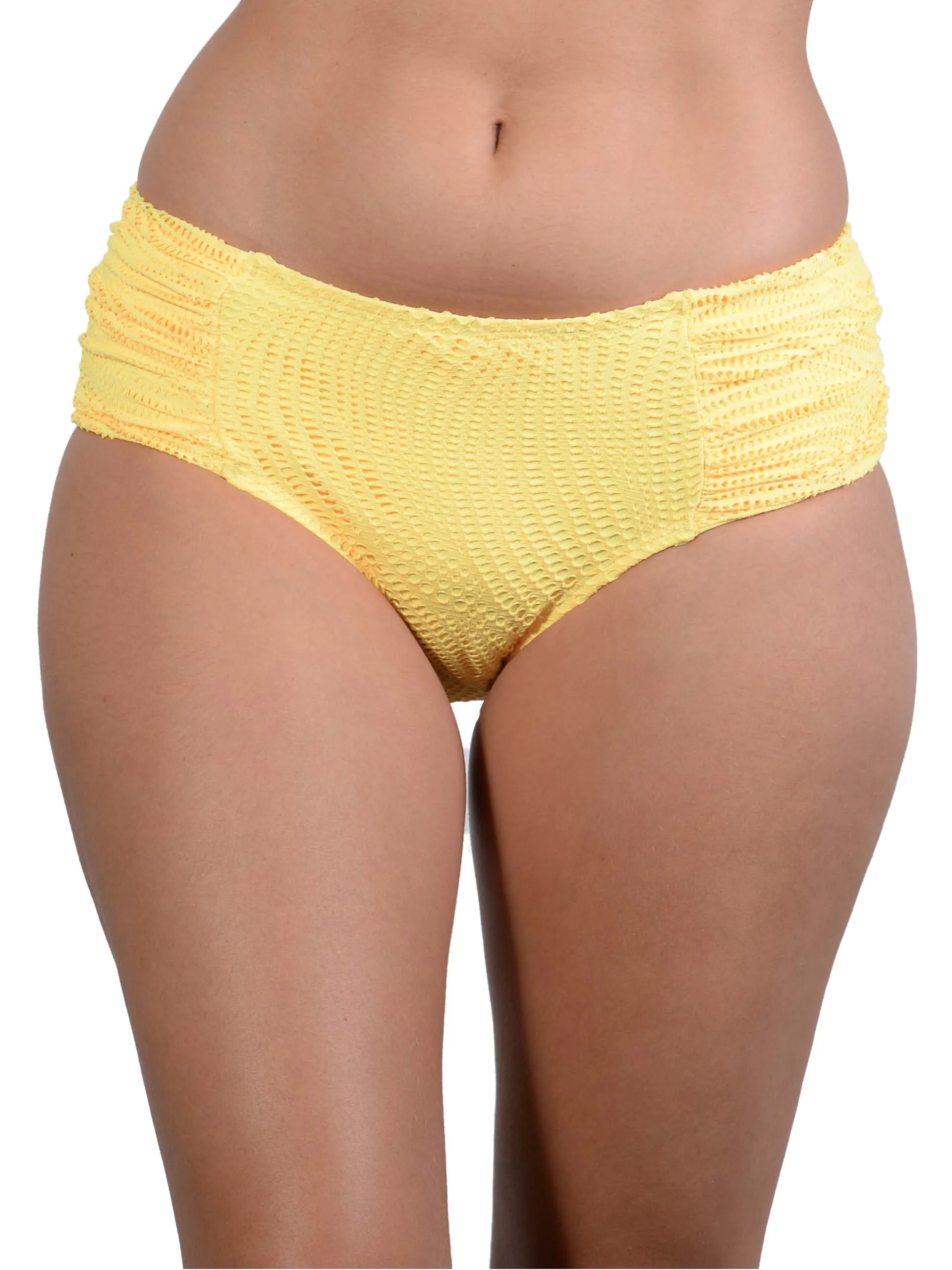 SANTORINI RUCHE SIDE RETRO BIKINI PANT