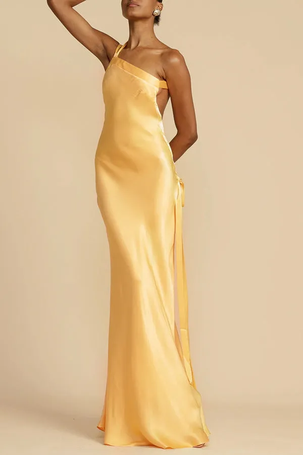 Silhouette Grace  Bodycon One-Shoulder Dress
