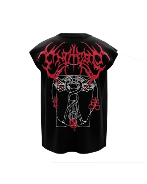 Vitruvian Black Boxy Vest