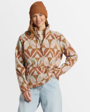 Womens A/Div Boundary Mock 3 Half-Zip Pullover Sweatshirt